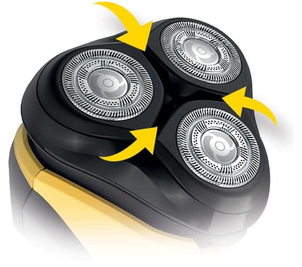 REMINGTON PR1855 Wet & Dry Stubble Rotary Shaver - Yellow & Black - Image 7