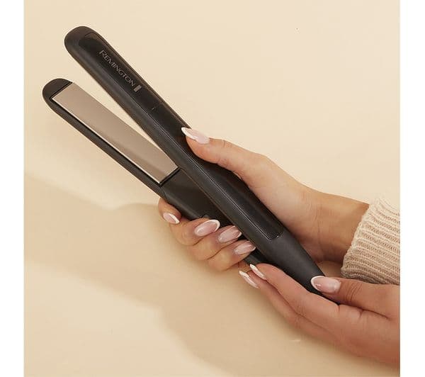 REMINGTON S1370 Ceramic Straight 215 Hair Straightener - Black - Image 3