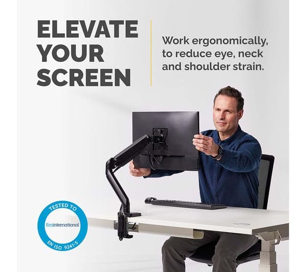 Fellowes Platinum Single Arm Monitor Mount 40" - Image 2