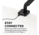 Fellowes Platinum Single Arm Monitor Mount 40" thumbnail 5