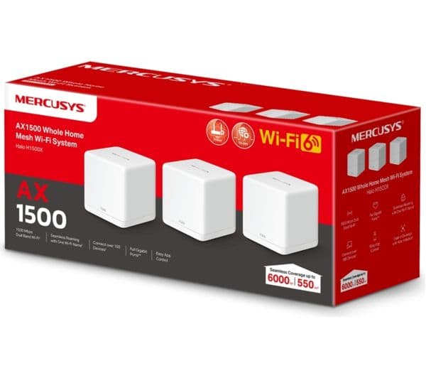 MERCUSYS Halo H1500X Whole Home WiFi System - Triple Pack - Image 9