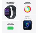Apple Watch SE 3 GPS Cellular 40mm Midnight Aluminium Case with Midnight Sport Band M/L - Midnight thumbnail 3