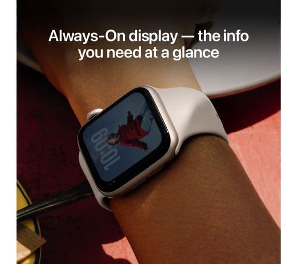 Apple Watch SE 3 GPS Cellular 40mm Midnight Aluminium Case with Midnight Sport Band M/L - Midnight - Image 5