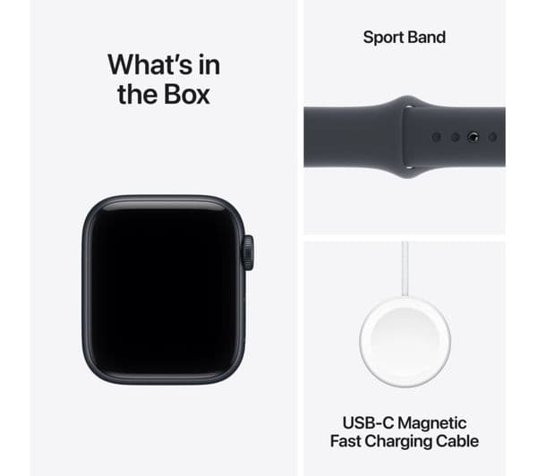 Apple Watch SE 3 GPS Cellular 40mm Midnight Aluminium Case with Midnight Sport Band M/L - Midnight - Image 9