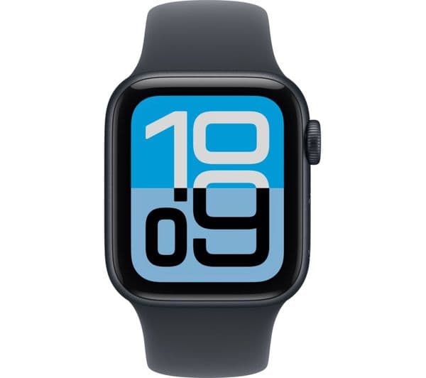 Apple Watch SE 3 GPS Cellular 40mm Midnight Aluminium Case with Midnight Sport Band M/L - Midnight - Image 2