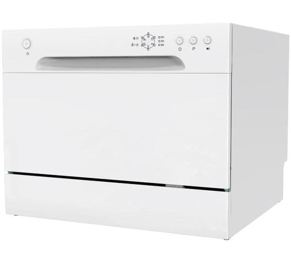 ESSENTIALS CDWTT15 Compact Dishwasher - White - Image 1