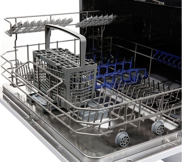 ESSENTIALS CDWTT15 Compact Dishwasher - White - Image 7