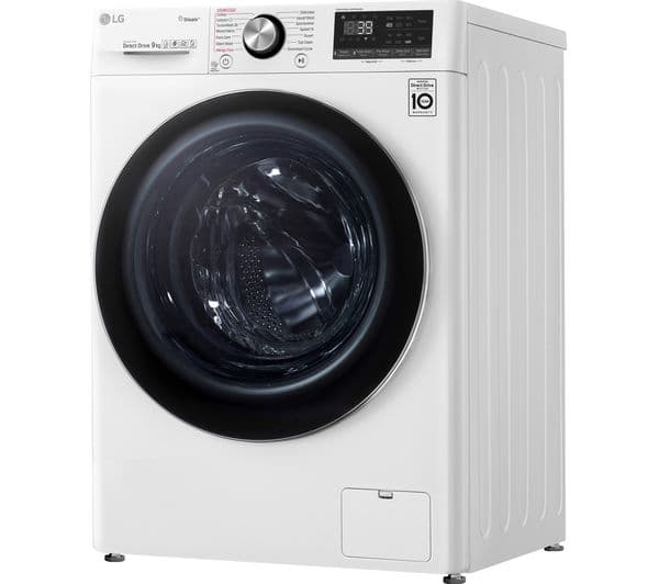 LG TurboWash 360 with AI DD V9 F4V909WTS WiFi-enabled 9 kg 1400 Spin Washing Machine - White - Image 8