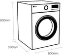 LG TurboWash 360 with AI DD V9 F4V909WTS WiFi-enabled 9 kg 1400 Spin Washing Machine - White thumbnail 3