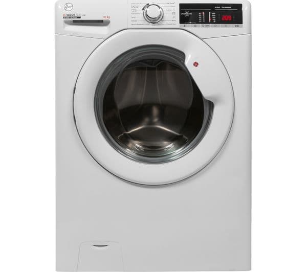 HOOVER H-Wash 300 H3W410TE NFC 10 kg 1400 Spin Washing Machine - White - Image 1