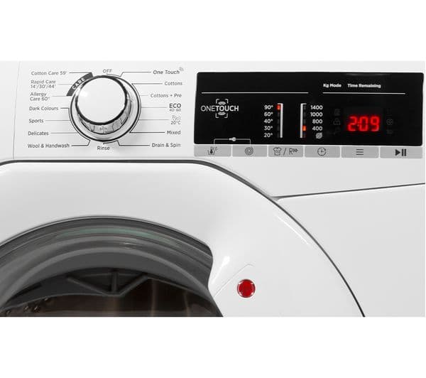 HOOVER H-Wash 300 H3W410TE NFC 10 kg 1400 Spin Washing Machine - White - Image 4