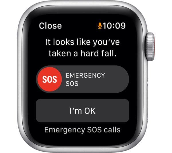 APPLE Watch SE Cellular - Silver Aluminium with Abyss Blue Sports Band, 40 mm - Image 5