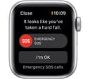 APPLE Watch SE Cellular - Silver Aluminium with Abyss Blue Sports Band, 40 mm thumbnail 5