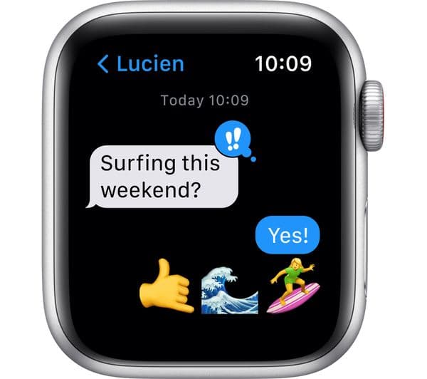 APPLE Watch SE Cellular - Silver Aluminium with Abyss Blue Sports Band, 40 mm - Image 6