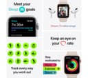 APPLE Watch SE Cellular - Silver Aluminium with Abyss Blue Sports Band, 40 mm thumbnail 7