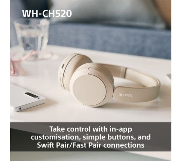 Sony WH-CH520L Headphones Blue - Image 10