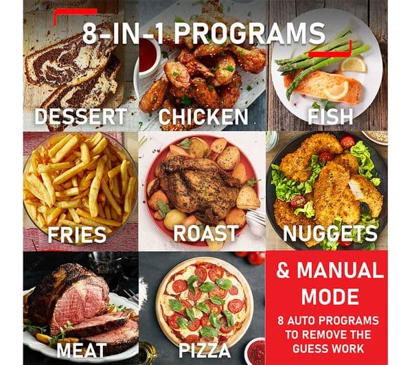 TEFAL Easy Fry and Grill Vision EY506840 Air Fryer & Grill - Black - Image 5