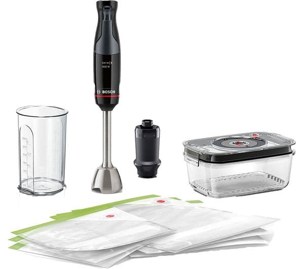 BOSCH Series 4 ErgoMaster MSM4B6V2GB Hand Blender - Black Anthracite - Image 1