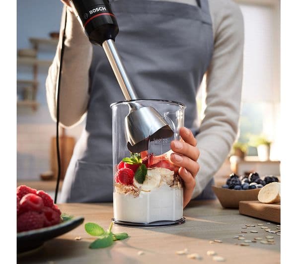 BOSCH Series 4 ErgoMaster MSM4B6V2GB Hand Blender - Black Anthracite - Image 3