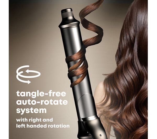 REVAMP Auto Revolve Soft Curl Ceramic Rotating Curling Tong - Black - Image 3