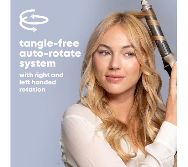 REVAMP Auto Revolve Soft Curl Ceramic Rotating Curling Tong - Black - Image 9