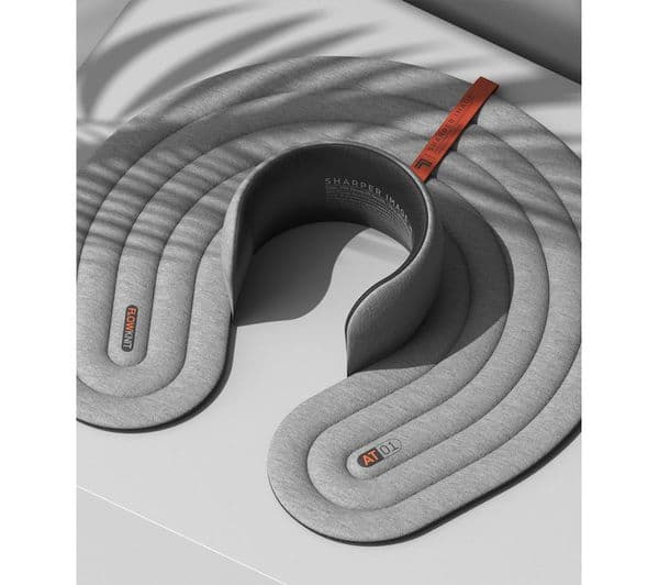 SHARPER IMAGE Neck & Shoulder Heated Wrap - Grey - Image 2