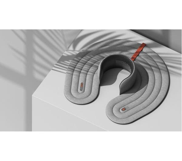 SHARPER IMAGE Neck & Shoulder Heated Wrap - Grey - Image 3