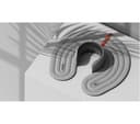 SHARPER IMAGE Neck & Shoulder Heated Wrap - Grey thumbnail 3