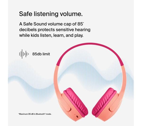 Belkin SoundForm Mini Headphones Pink - Image 2