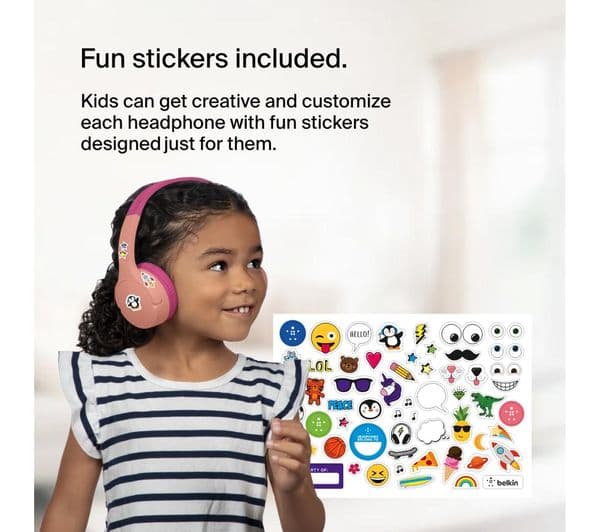 Belkin SoundForm Mini Headphones Pink - Image 8
