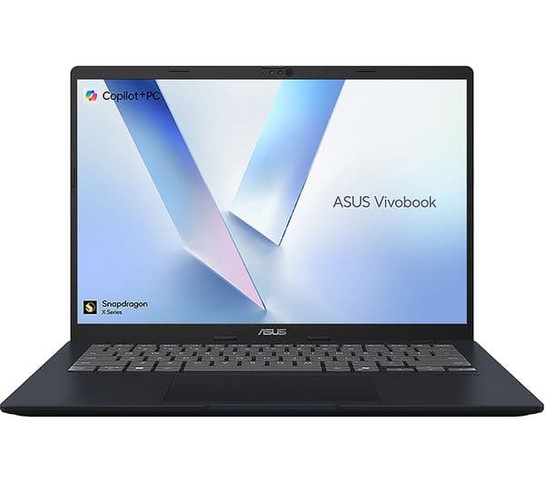 ASUS Vivobook 16 X1607QA 16" Laptop, Copilot+ PC - Snapdragon X, 512 GB SSD, Quiet Blue - Image 1