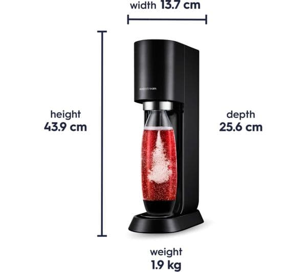 SODASTREAM Mix Sparkling Water Maker - Black - Image 8