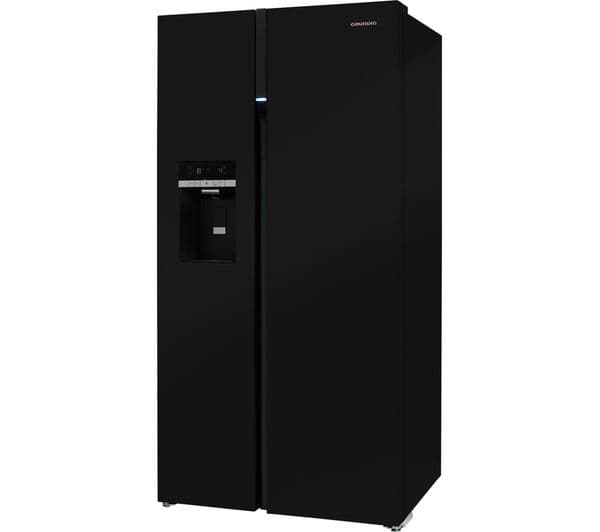 GRUNDIG GSBS16312B American-Style Fridge Freezer - Black - Image 4