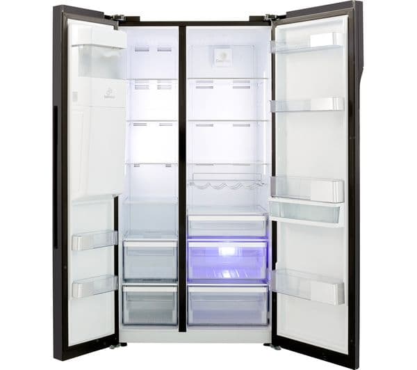 GRUNDIG GSBS16312B American-Style Fridge Freezer - Black - Image 6
