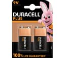 DURACELL Plus 9V Alkaline Battery - Pack of 2 thumbnail 1