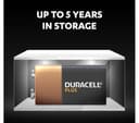 DURACELL Plus 9V Alkaline Battery - Pack of 2 thumbnail 6