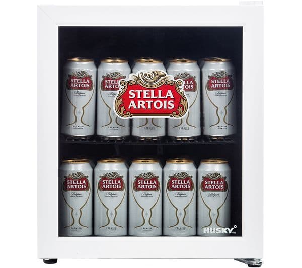 HUSKY Stella Artois HUS-HU219 Drinks Cooler - Grey & White - Image 2