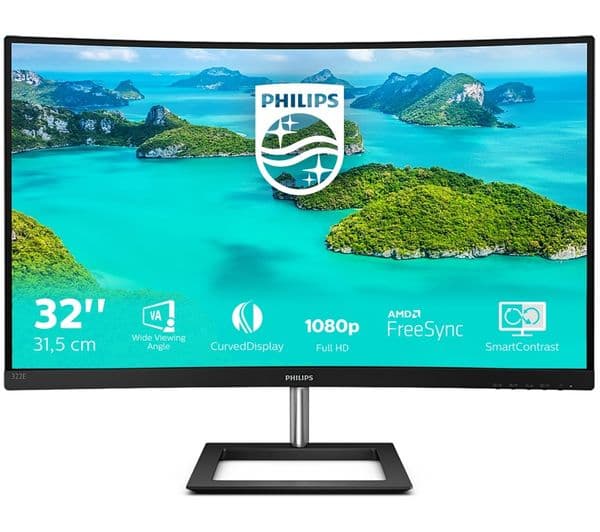Philips 322E1C 32" Monitor 1080p Black - Image 1
