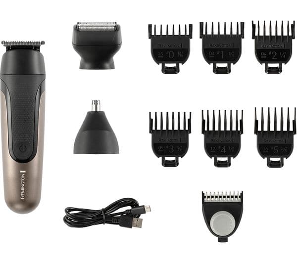 REMINGTON One Head & Body PG760 Wet & Dry Multi-Groomer - Black & Dark Grey - Image 5