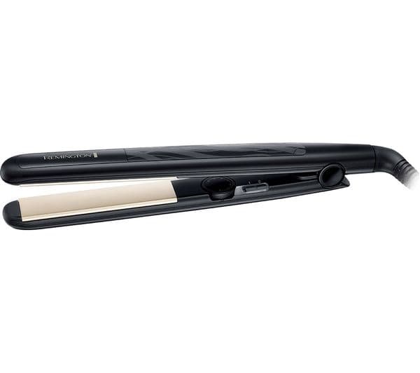 REMINGTON S3500 Ceramic Straight Slim 230 Hair Straightener - Black - Image 1