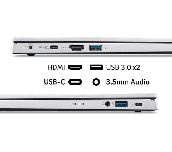 Acer Aspire Go 15 Intel Core i3 8GB 128GB Silver - Image 7