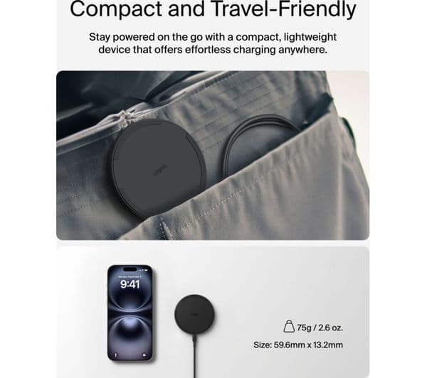 Belkin BoostCharge 15W Qi Wireless Charging Pad Black - Image 2
