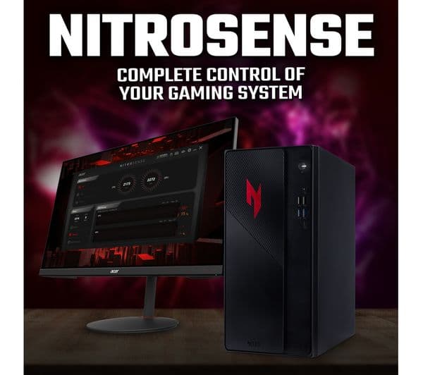 Acer Nitro N20 Gaming PC Intel i5 RTX 5050 512GB Black - Image 4