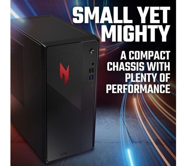 Acer Nitro N20 Gaming PC Intel i5 RTX 5050 512GB Black - Image 5