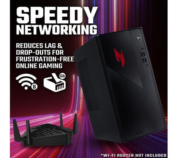Acer Nitro N20 Gaming PC Intel i5 RTX 5050 512GB Black - Image 6