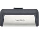SANDISK Ultra USB Type-C & USB 3.1 Dual Memory Stick - 128 GB, Silver thumbnail 1