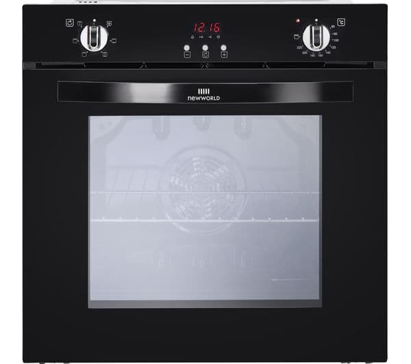 NEW WORLD NW602FP BLK Electric Oven - Black - Image 1