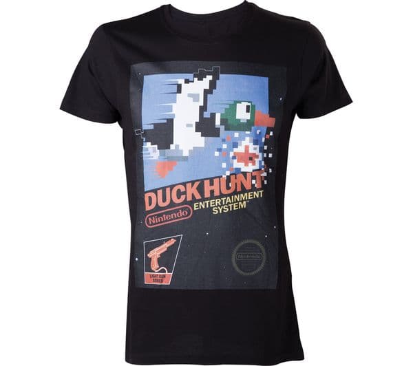 NINTENDO Duck Hunt Compressed T-Shirt - Small, Black - Image 2