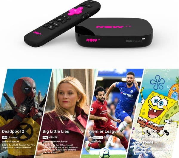 NOW TV Smart Box with 4K & Voice Search - 4 NOW TV Pass Bundle - Image 1
