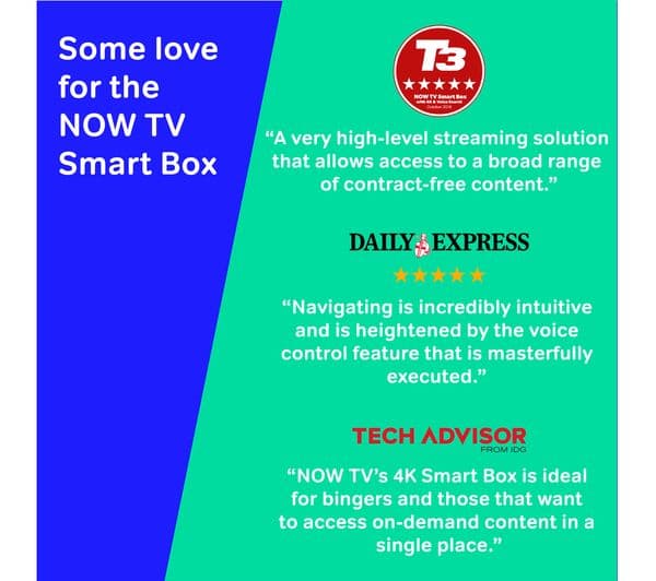 NOW TV Smart Box with 4K & Voice Search - 4 NOW TV Pass Bundle - Image 8